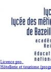 Lyce des mtiers de Bazeilles - Fiche Licence professionnelle Htellerie et tourisme (programme)