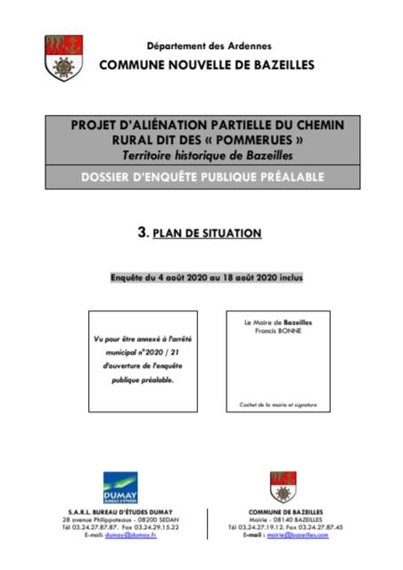 bazeilles_plan_de_situation_enquete_projet_alienation_partielle_chemin_rural_dit_des_pommerues