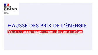 Entreprises/aides aux entreprises face à la hausse du prix de l'éléctricité