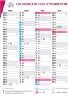 Calendrier 2025 pour les collectes d